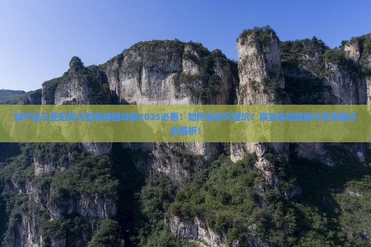 咸宁去三亚后海大型旅游团