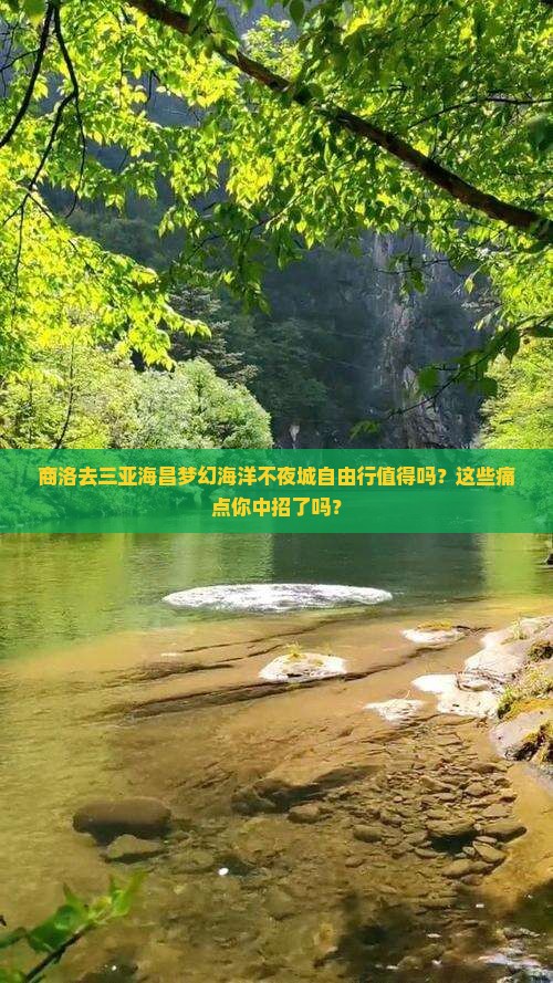 商洛去三亚海昌梦幻海洋不夜城自由行