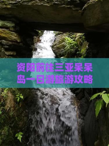 资阳前往三亚呆呆岛一日游