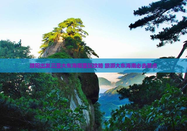 濮阳出发三亚大东海哪里玩
