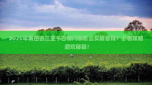 莆田前往三亚千古情门票