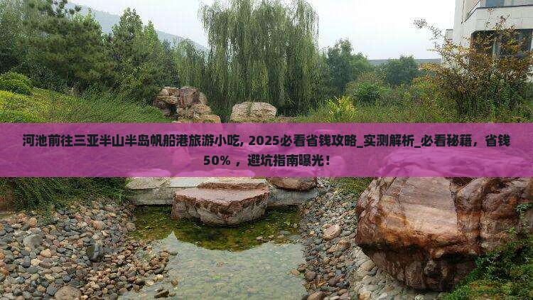 河池前往三亚半山半岛帆船港旅游小吃