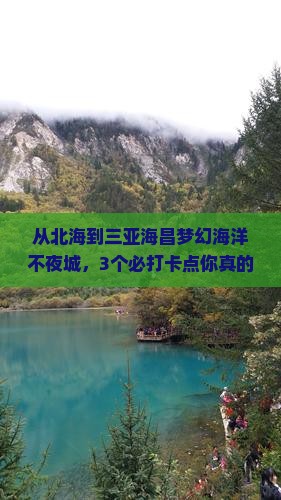 北海去三亚海昌梦幻海洋不夜城旅游打卡点