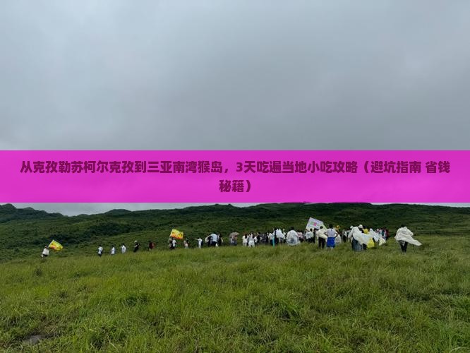 克孜勒苏柯尔克孜去三亚南湾猴岛旅游小吃
