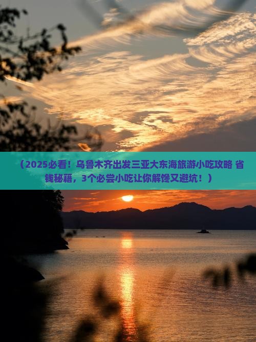 乌鲁木齐出发三亚大东海旅游小吃