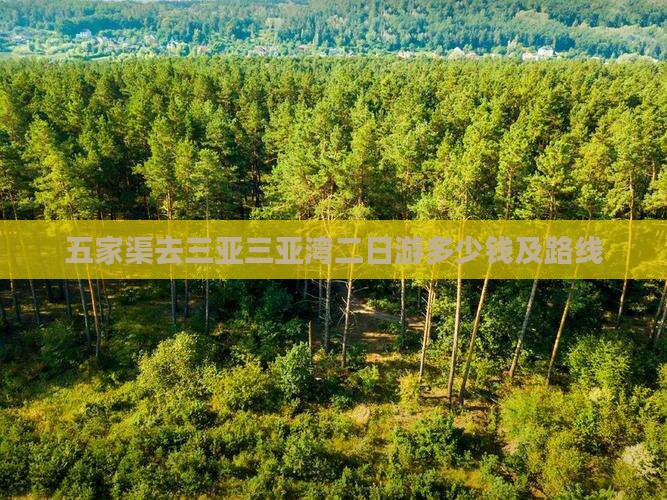 五家渠去三亚三亚湾二日游