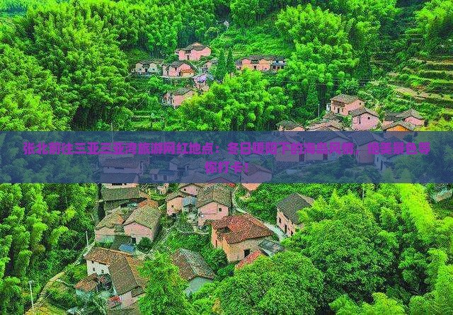张北前往三亚三亚湾旅游网红地点