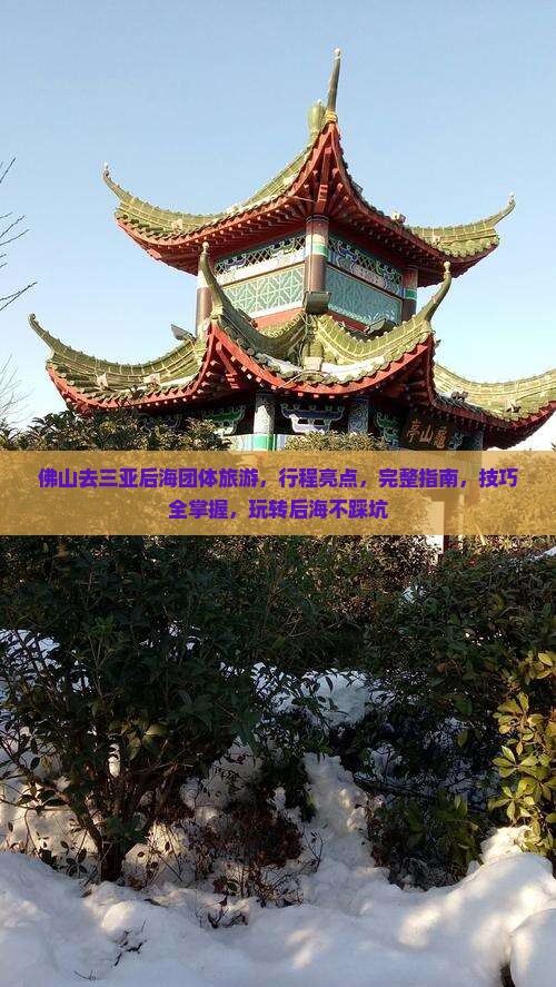 佛山去三亚后海团体旅游