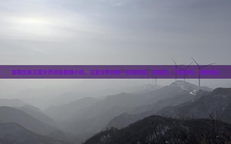 益阳出发三亚分界洲岛旅游小吃