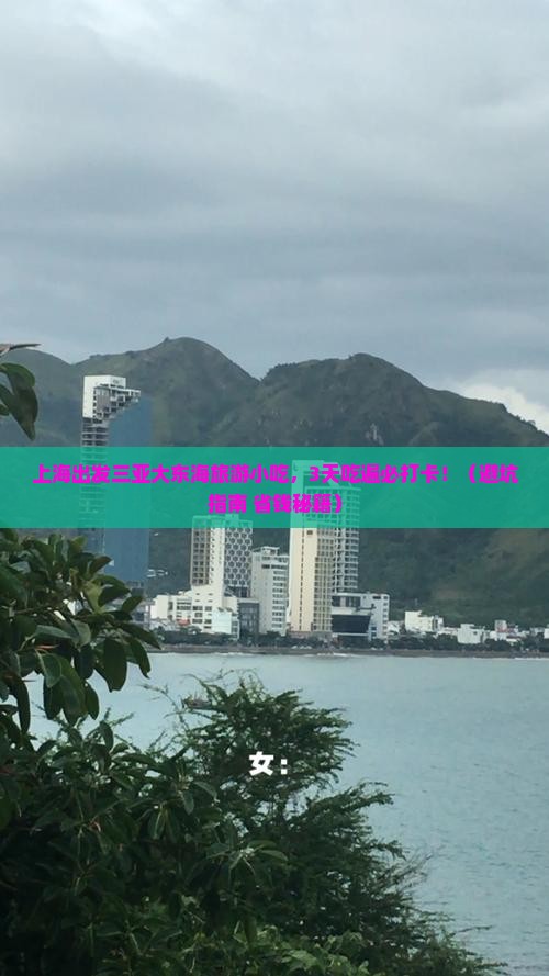 上海出发三亚大东海旅游小吃
