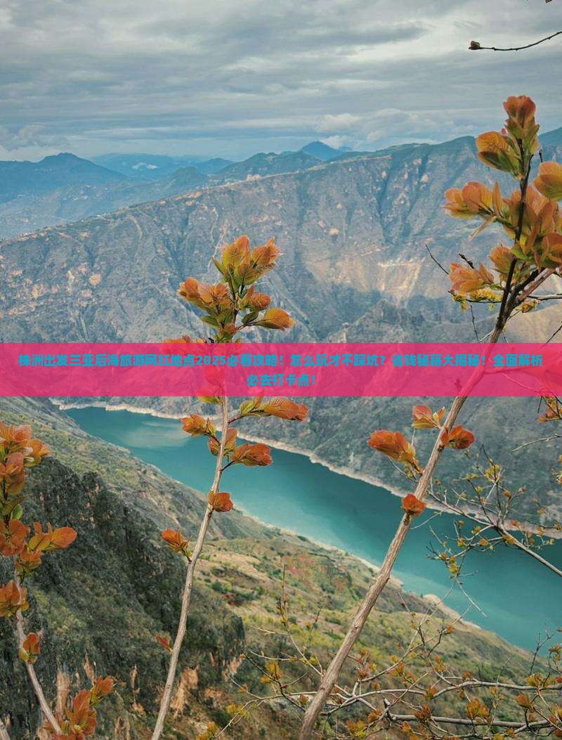 株洲出发三亚后海旅游网红地点