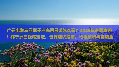 广元出发三亚椰子洲岛四日游