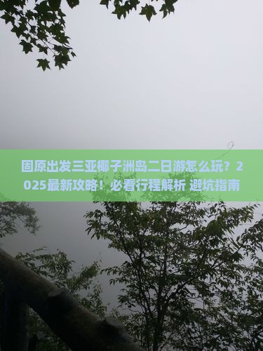 固原出发三亚椰子洲岛二日游