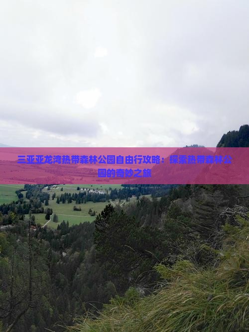 吴忠去三亚亚龙湾热带森林公园自由行