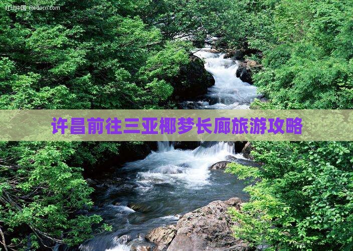 许昌前往三亚椰梦长廊攻略