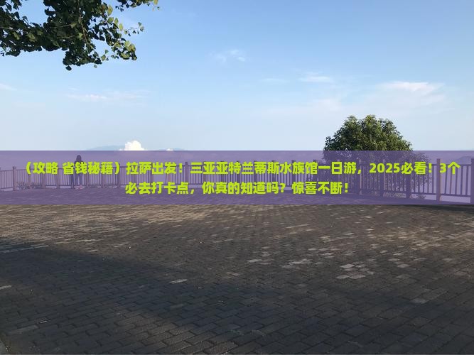 拉萨去三亚亚特兰蒂斯水族馆一日游