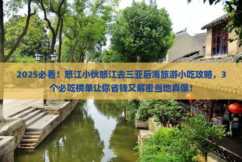 怒江去三亚后海旅游小吃