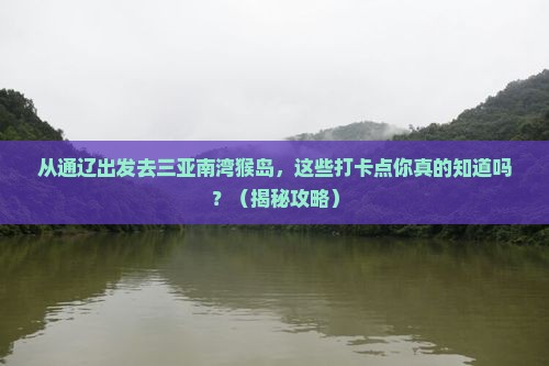 通辽出发三亚南湾猴岛旅游打卡点