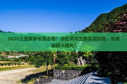 呼伦贝尔出发三亚椰梦长廊必玩地