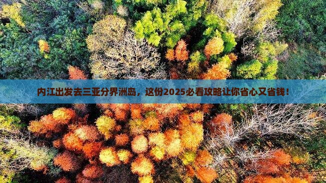 内江出发三亚分界洲岛团体旅游