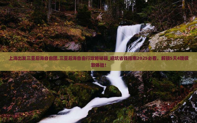 上海出发三亚后海自由团