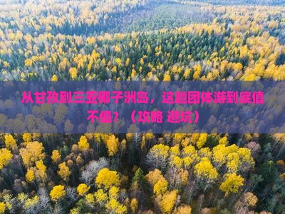 甘孜去三亚椰子洲岛团体旅游