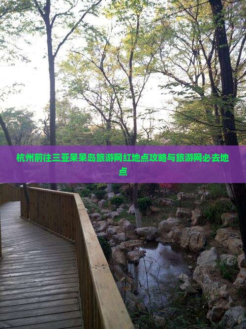 杭州前往三亚呆呆岛旅游网红地点