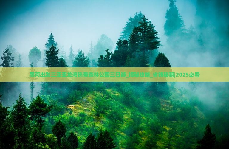 黑河出发三亚亚龙湾热带森林公园三日游