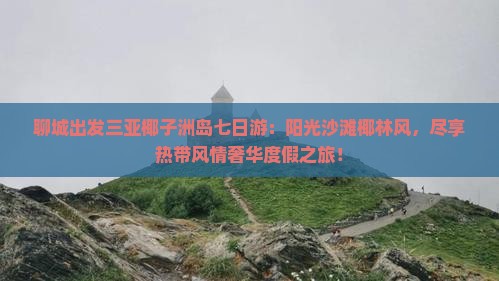 聊城出发三亚椰子洲岛七日游