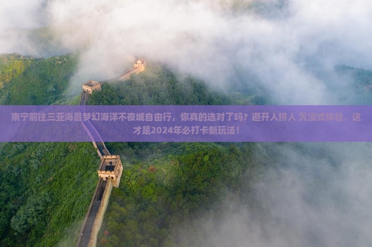 南宁前往三亚海昌梦幻海洋不夜城自由行