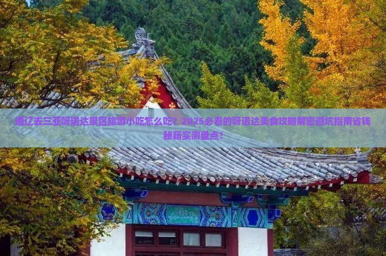 通辽去三亚呀诺达景区旅游小吃