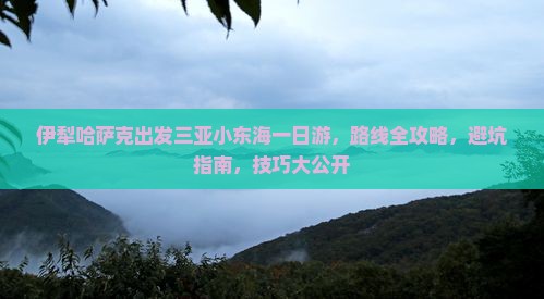 伊犁哈萨克出发三亚小东海一日游