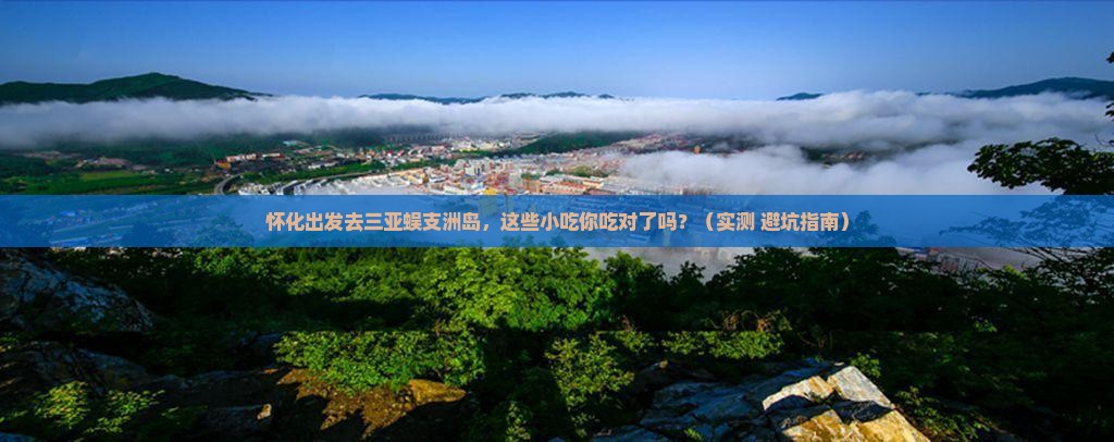 怀化去三亚蜈支洲岛旅游小吃