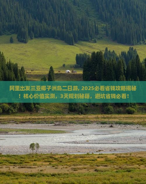 阿里出发三亚椰子洲岛二日游