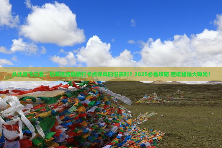 北京出发三亚后海旅游打卡点