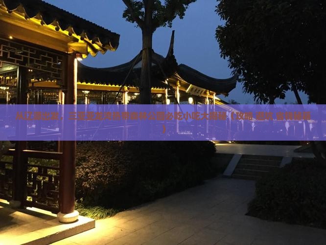 辽源出发三亚亚龙湾热带森林公园旅游小吃