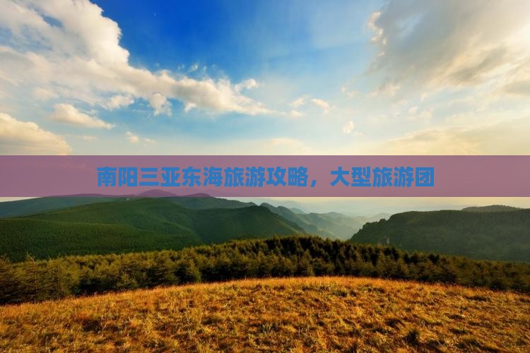 南阳去三亚小东海大型旅游团