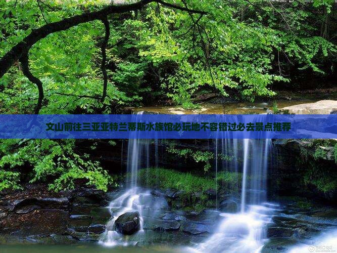 文山前往三亚亚特兰蒂斯水族馆必玩地