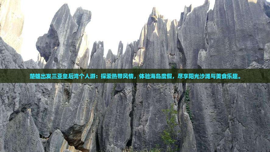楚雄出发三亚皇后湾个人游