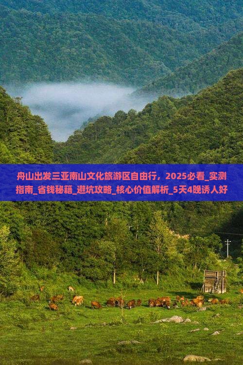 舟山出发三亚南山文化旅游区自由行
