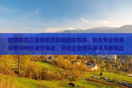 抚顺前往三亚呀诺达景区团体旅游