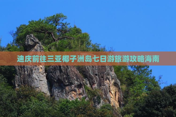迪庆前往三亚椰子洲岛七日游