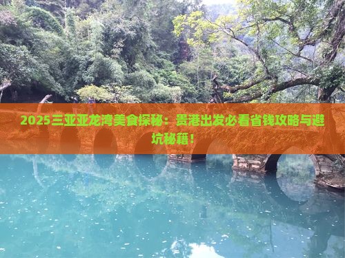 贵港出发三亚亚龙湾旅游小吃