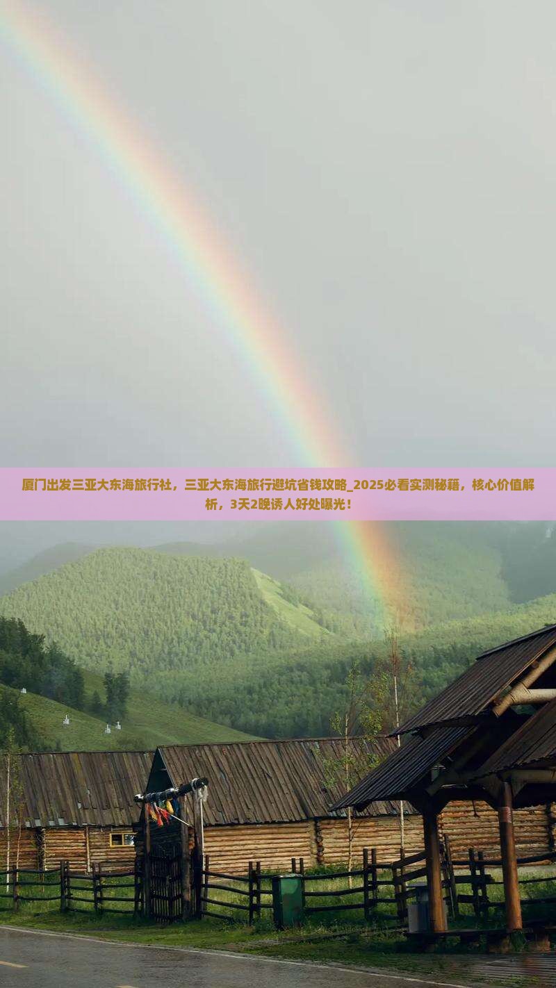 厦门出发三亚大东海旅行社