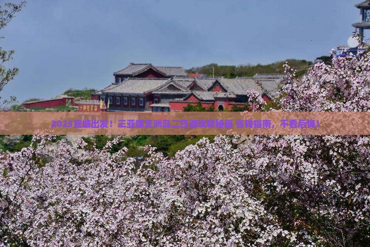 宣城前往三亚蜈支洲岛二日游