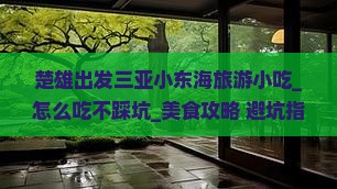 楚雄出发三亚小东海旅游小吃