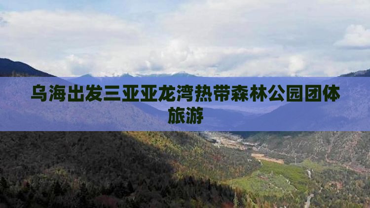 乌海出发三亚亚龙湾热带森林公园团体旅游