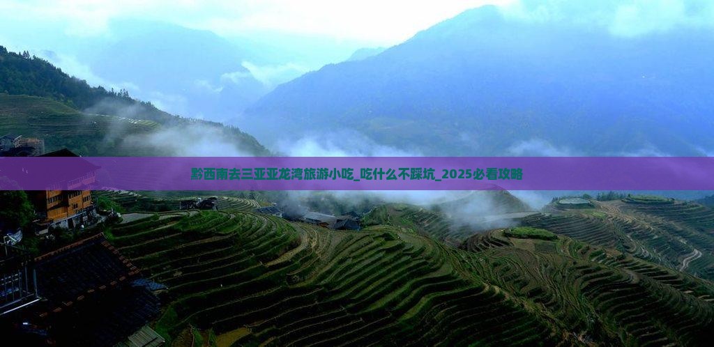 黔西南去三亚亚龙湾旅游小吃