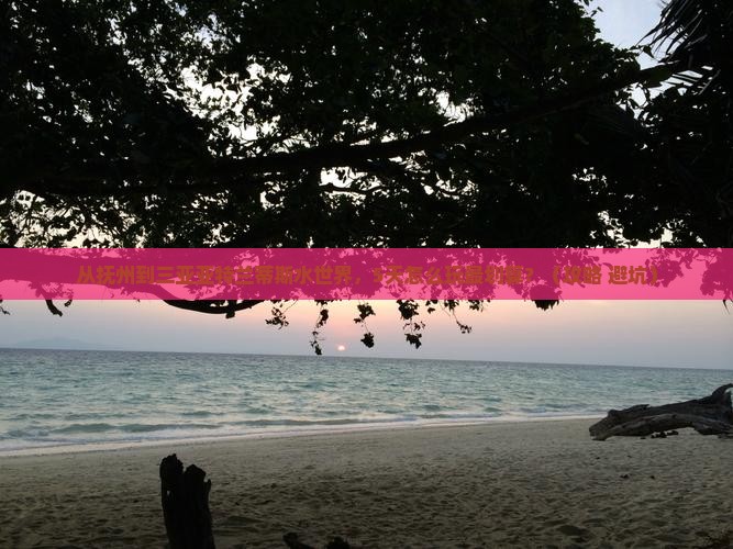 抚州前往三亚亚特兰蒂斯水世界旅游