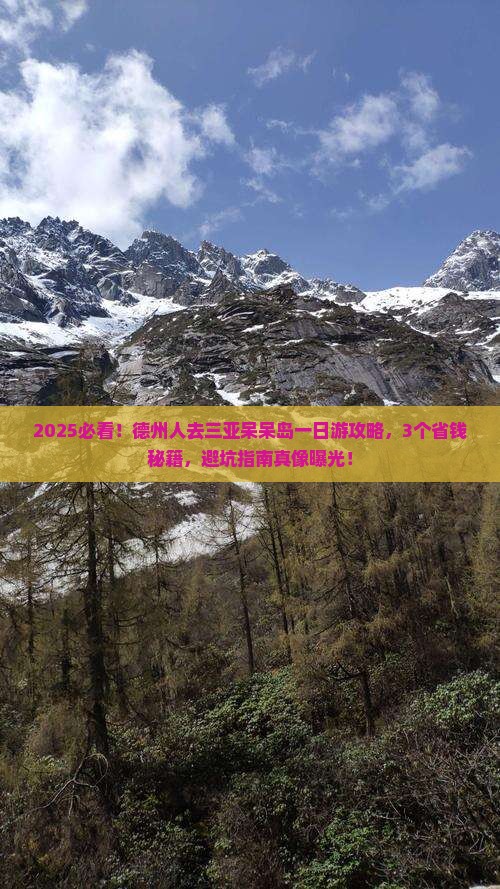 德州去三亚呆呆岛一日游